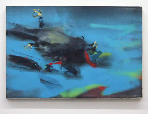 Jop Vissers Vorstenbosch - Situatie gewijzigd (Roadkill overstreept) - 36x40cm Olieverf en spuitbus op canvas Jop Vissers Vorstenbosch - Situatie gewijzigd (Roadkill overstreept) - 36x40cm Olieverf en spuitbus op canvas