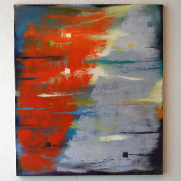 Joris Geurts - Zonder Titel - 75x65cm Olieverf en acrylverf op linnen Joris Geurts - Zonder Titel - 75x65cm Olieverf en acrylverf op linnen