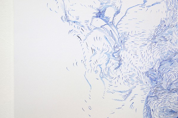 Josine Timmer - Zonder Titel - Acrylinkt op papier (detail)