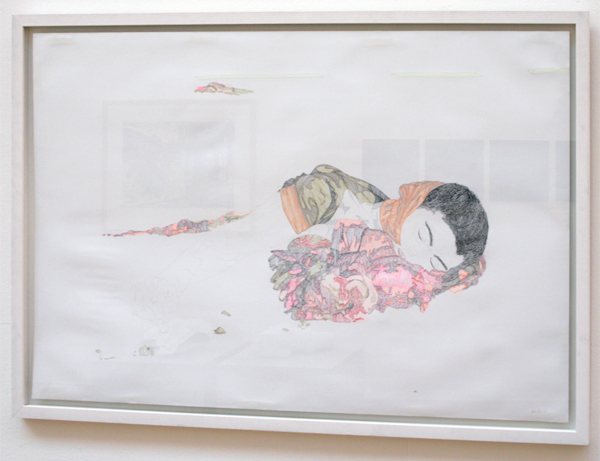 Justin Wijers - Suicide Bomber - Gellyroller op papier Justin Wijers - Suicide Bomber - Gellyroller op papier