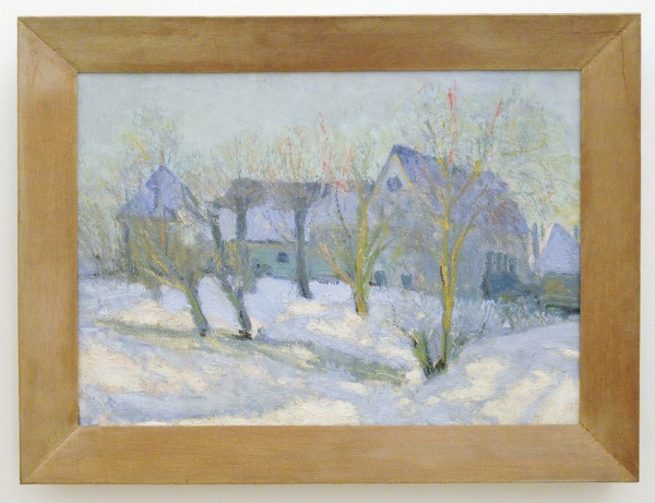 Karel Appel - Winterlandschap - 39x54cm Olieverf op doek, 1942, verworven in 1942