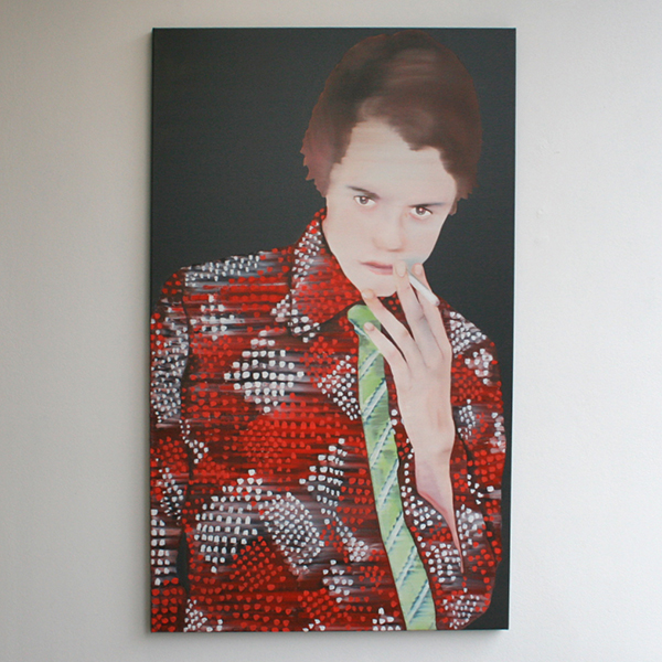 Katinka Lampe - Untitled (131823) - 130x80cm Olieverf op canvas