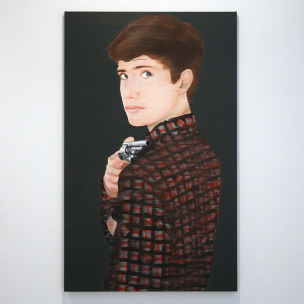 Katinka Lampe - Untitled (131824) - 130x80cm Olieverf op canvas