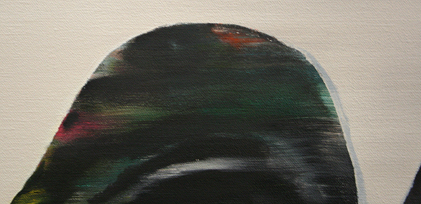 Katinka Lampe - Untitled (506013) - 50x60cm Olieverf op canvas (detail)