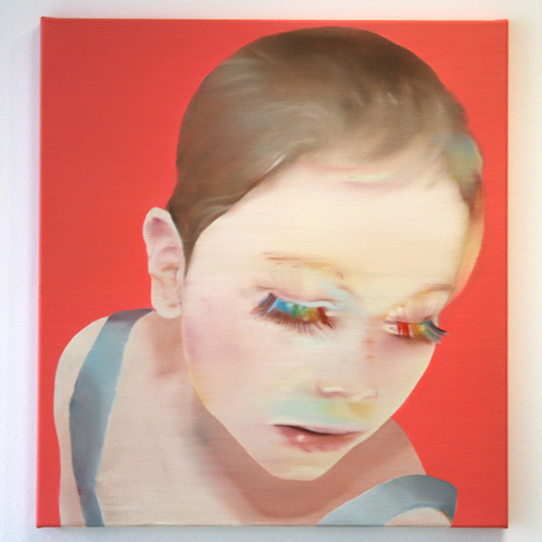 Katinka Lampe - Untitled (606525) - 60x65cm Olieverf op canvas