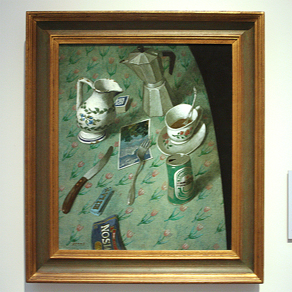 Kenne Gregoire - Tafelrand - Acrylverf op doek, 1999