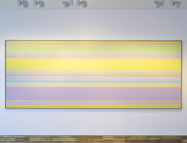Kenneth Noland - Via Sheen - 149x386cm Acrylverf op doek