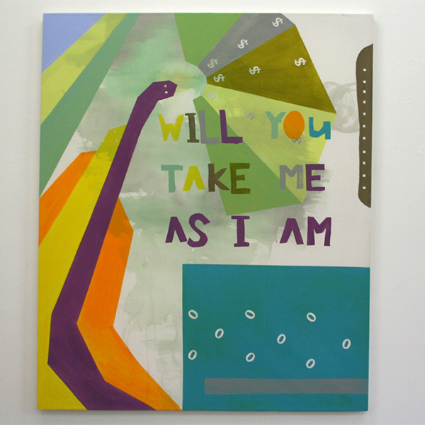 Kim van Norren - Will You Take Me As I Am - 180x150cm Acrylverf op doek (tekst Joni Mitchell) Kim van Norren - Will You Take Me As I Am - 180x150cm Acrylverf op doek (tekst Joni Mitchell)