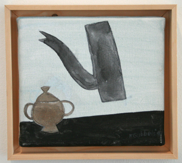 Klaas Gubbels - Zonder Titel - 18x20cm Olieverf op canvas Klaas Gubbels - Zonder Titel - 18x20cm Olieverf op canvas