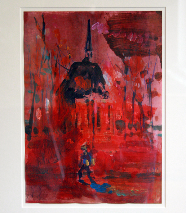 Koen Broucke - The Lost Van Gogh (Amsterdam) - 36x25cm Acrylverf op papier Koen Broucke - The Lost Van Gogh (Amsterdam) - 36x25cm Acrylverf op papier