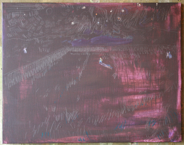 Koen Broucke - Zonder Titel (Saint Remy)- 70x90cm Acrylverf op doek Koen Broucke - Zonder Titel (Saint Remy)- 70x90cm Acrylverf op doek