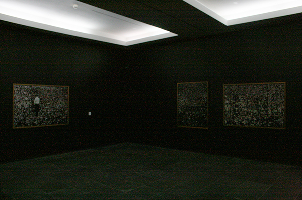 Koen Theys - Composition with Crowd V - 120x170cm Cibachrome en gouache