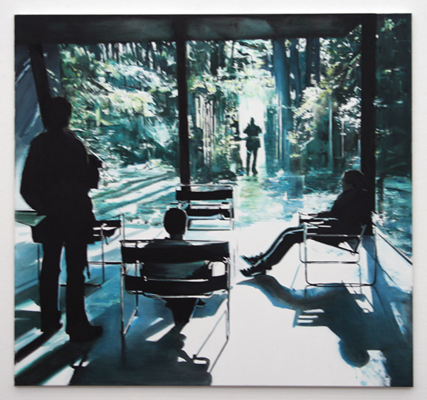 Koen Vermeule - Windflower - 140x150cm Olieverf op doek