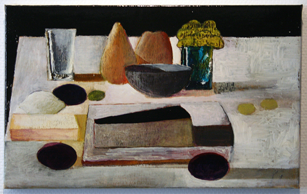 Kris Duys - Stilleven - 29x47cm Olieverf op linnen Kris Duys - Stilleven - 29x47cm Olieverf op linnen