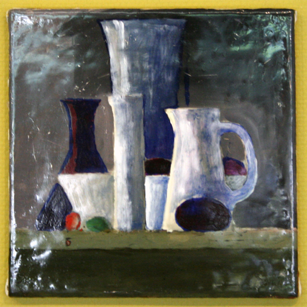 Kris Duys - Stilleven - 30x30cm Olieverf op linnen Kris Duys - Stilleven - 30x30cm Olieverf op linnen