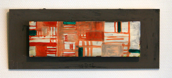Kris Duys - Zonder Titel - 20x50cm Olieverf op paneel Kris Duys - Zonder Titel - 20x50cm Olieverf op paneel