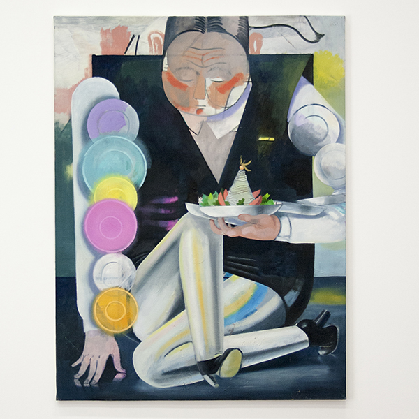 Kristina Schuldt - Kellnerin - 185x140cm, Olieverf op doek