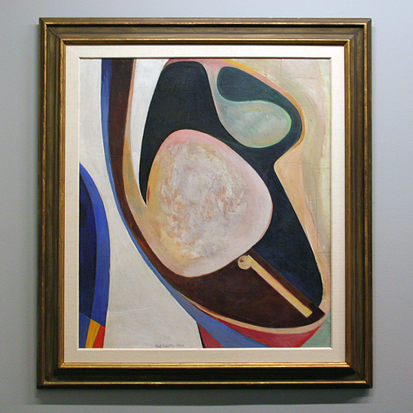 Kurt Schwitters - Isle of Man - Olieverf op papier op linoleum