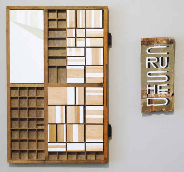 Lennard Schuurmans - Aanzet 10 - 83x53cm & Onbekende Titel - Acrylverf op hout