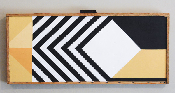 Lennard Schuurmans - Inner City Blues - 81x35cm Acrylverf op hout