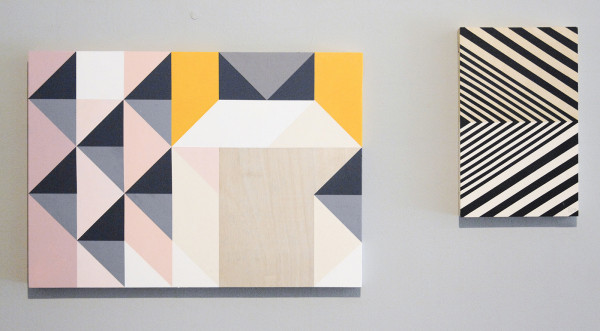 Lennard Schuurmans - This Is Not a Love Song - 44x60cm & I Walk Alone Tonight - 36x22cm Acrylverf op hout