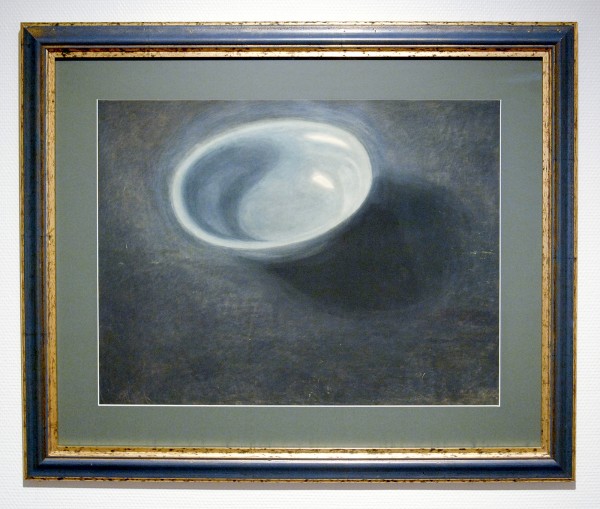 Leon Spilliaert - De Blauwe Teil - Oost-Indische inkt, gewassen, aquarel en kleurpotlood op papier 1907