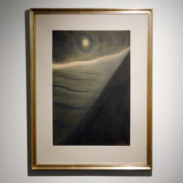 Leon Spilliaert - De Lichtboei - Inkt en pastel op papier, 1909