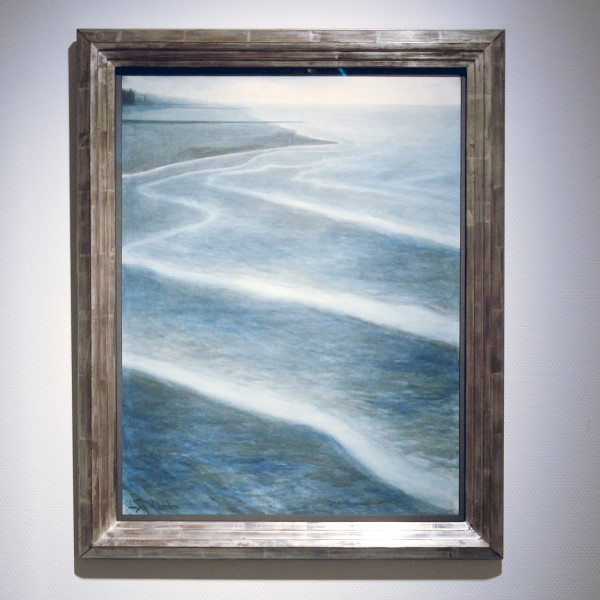 Leon Spilliaert - Spel van golven in Oostende - Oost-Indische inkt, pastel, aquarel op papier 1908