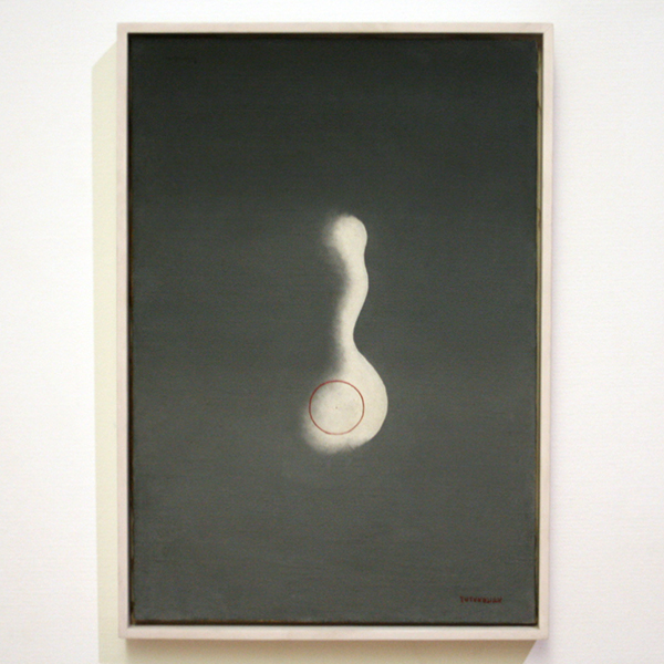 Leon Tutundjian - Composition celluaire au cercle rouge