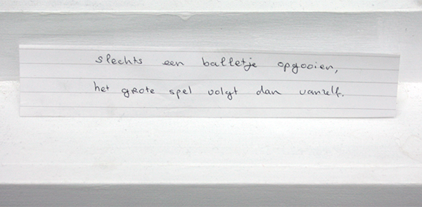 Loek Vellekoop - Slechts een balletje opgooien Loek Vellekoop - Slechts een balletje opgooien