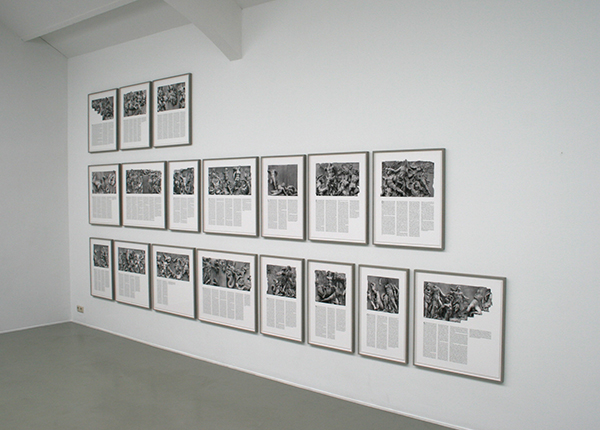 Lonnie van Brummelen & Siebren de Haan - Wit Dazzled Epigonos - 68x42cm en 68x73cm Iktjet prints op papier, notities op afbeeldingen