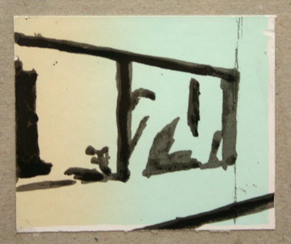 Luc Tuymans - Recherches - 4 Zeefdrukken gemonteerd op grijs karton oplage 100 + 10 AP