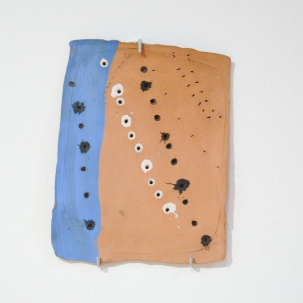 Lucio Fontana - Spatial Concept - Beschilderde aardewerk, 1954