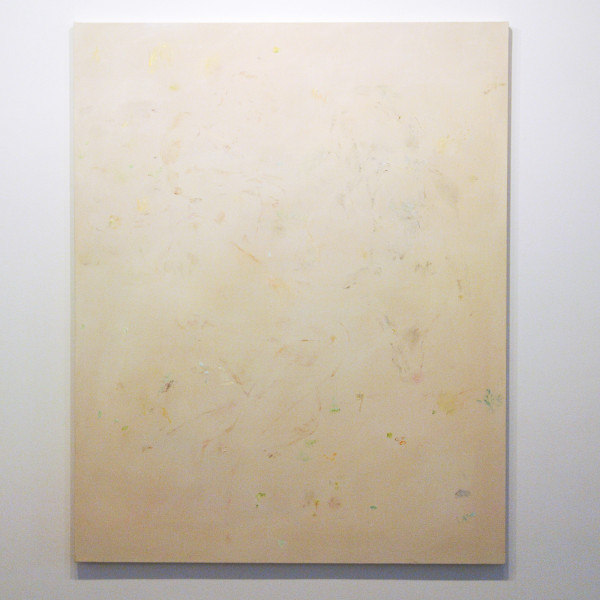 Maaike Schoorel - Selfportrait with Wolf - 178x142cm Olieverf op canvas