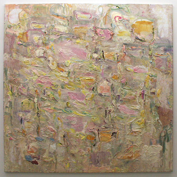 Marc Mulders - Bloemenweide - 140x140cm Olieverf op doek Marc Mulders - Bloemenweide - 140x140cm Olieverf op doek