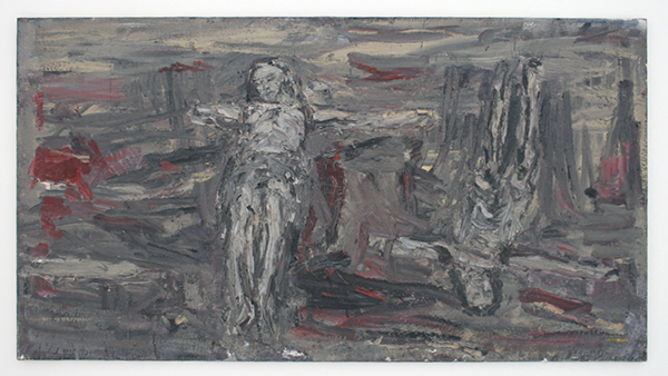 Marc Mulders - Corpus op Ateliervloer - Olieverf op doek