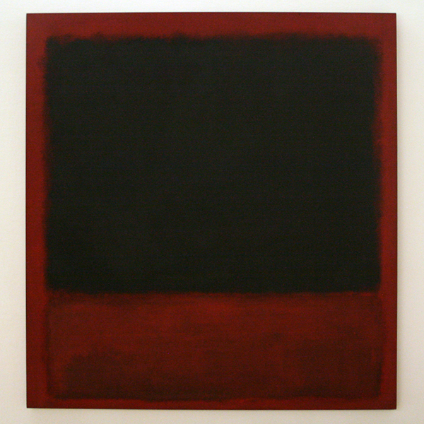 Marc Rothko - Untitled (Black, Red over Black on Red)