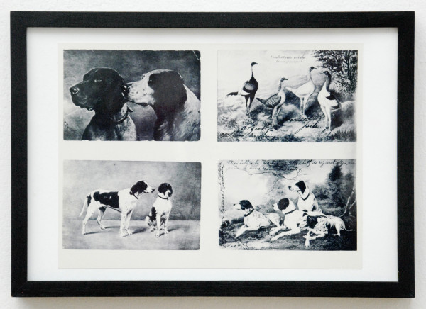 Marcel Broodthaers - L'Entree de l'Exposition - Zesdelige installatie (detail)