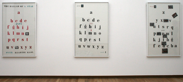 Marcel Broodthaers - The Ballad of a Star Over Reading Gaol - Olieverf op doek Marcel Broodthaers - The Ballad of a Star Over Reading Gaol - Olieverf op doek