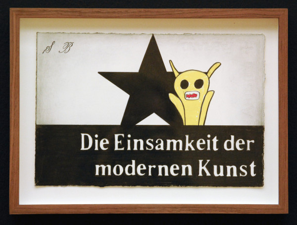 Marcel van Eeden - Sammlung Boryna - Installatie van 66 werken op papier en 2 sculpturen