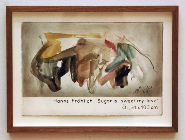 Marcel van Eeden - Sammlung Boryna - Installatie van 66 werken op papier en 2 sculpturen