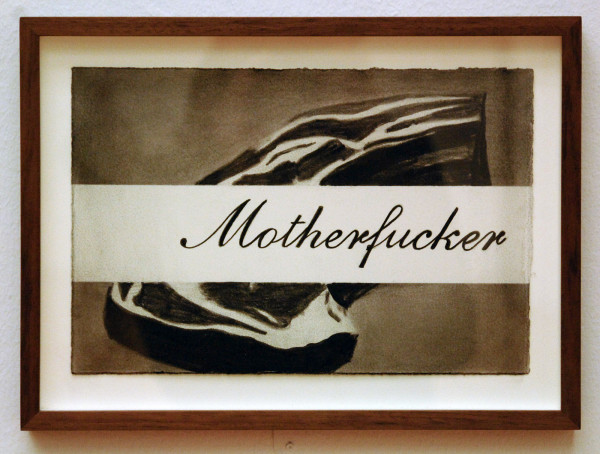 Marcel van Eeden - Sammlung Boryna - Installatie van 66 werken op papier en 2 sculpturen