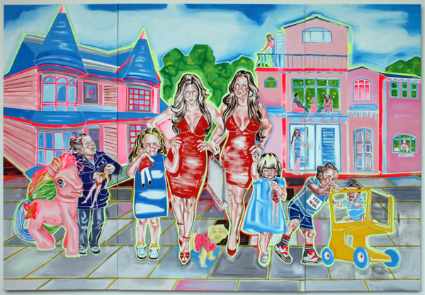 Marie Civikov - Plastic - Acrylverf en olieverf op canvas Marie Civikov - Plastic - Acrylverf en olieverf op canvas