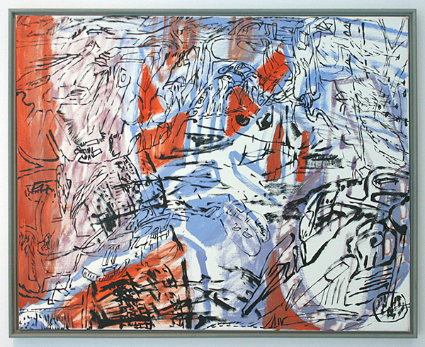 Marjolijn van den Assem - Milde Luft, Spaziergange, dunkle Zimmer - Olieverf op doek