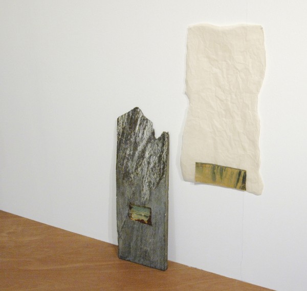 Marlene Dumas - Gebroke die See - Marmer en papiercollage, 1978