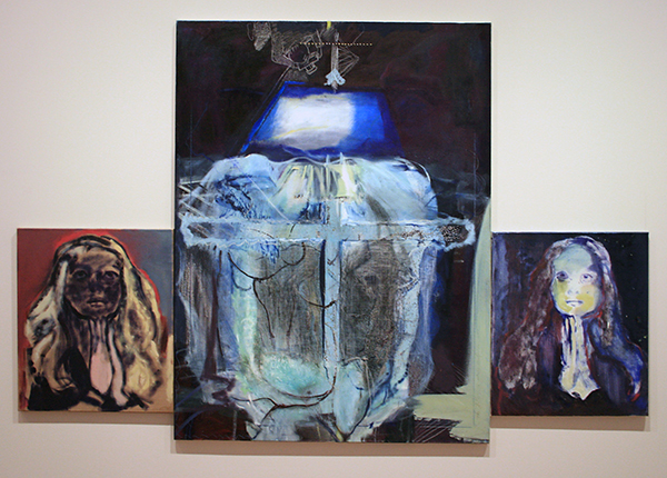 Marlene Dumas - The Futility of Artistic Confession - Olieverf en potlood op doek 1988