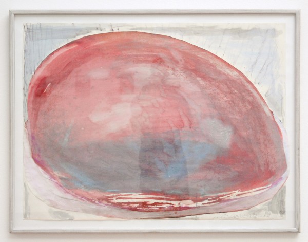 Marlene Dumas - The Internalizers, Ingehouden woude - Waterverf, gouache, pastel en papier op potlood