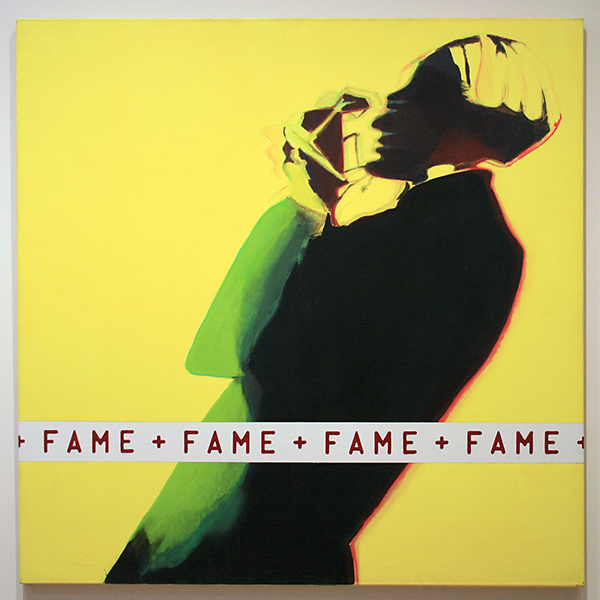 Marlene Dumas & Ton van Summeren - Fame Andy Warhol - Acrylverf op doek 1980