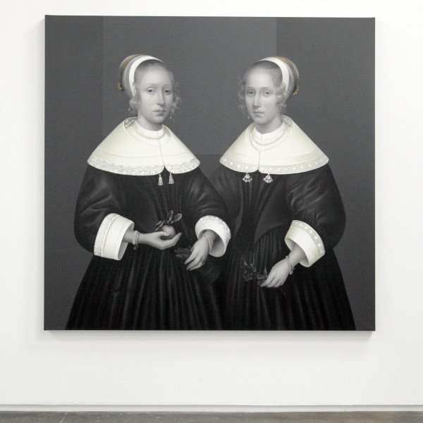 Mary A Waters - Dutch Sisters (The Younger One Married, Badly) - 190x200cm Olieverf op linnen