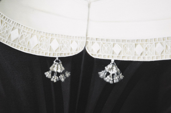 Mary A Waters - Dutch Sisters (The Younger One Married, Badly) - 190x200cm Olieverf op linnen (detail)